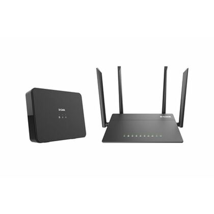 Маршрутизатор: D-Link DIR-815/ SRU/ S1A (2.4+5 ГГц, 1хWAN, 5 ГГц 867 Мбит/ с, 2,4 ГГц 300 Мбит/ с)