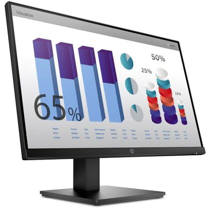 Монитор HP 23.8" P24q G4 черный (IPS, 2560х1440, 60 Гц, 5 ms, 250 cd/ m2, 1000:1, D-Sub, HDMI)