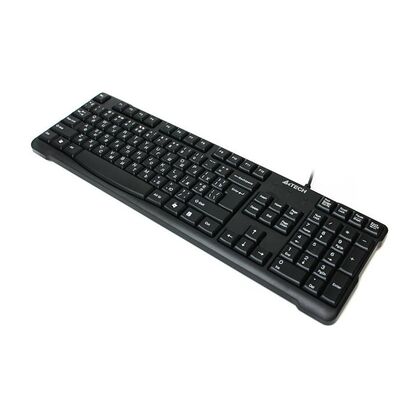 Клавиатура A4Tech KR-750, проводная, классическая, USB, черный  (KR-750)