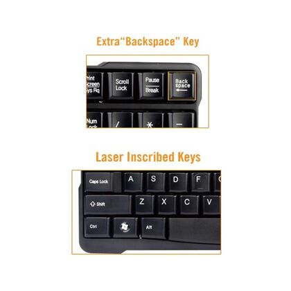 Клавиатура A4Tech KR-750, проводная, классическая, USB, черный  (KR-750)