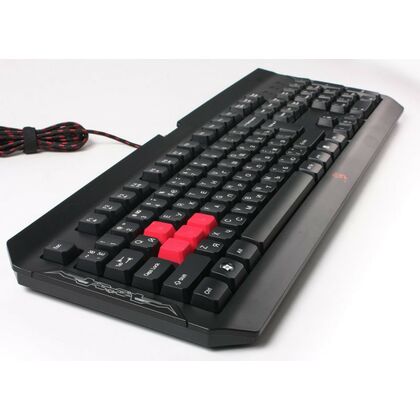 Клавиатура A4Tech Bloody Q100 USB, проводная, мультимедийная, USB, черный  (Q100 USB)