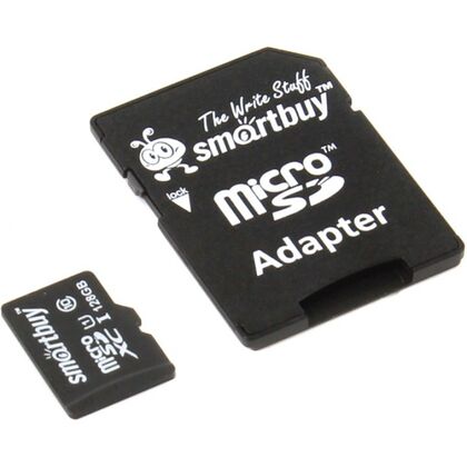 Карта памяти microSDXC 256Gb Smartbuy UHS-I Class 10 + адаптер SD (SB256GBSDCL10-01)