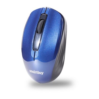 Мышь Smartbuy ONE 332 оптическая, беспроводная, USB, офисная, синий (SBM-332AG-B)
