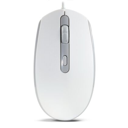 Мышь Smartbuy ONE 280-K оптическая, проводная, USB, офисная, бесшумный клик, бело-серый  (SBM-280-WG)