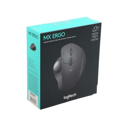 Трекбол Logitech MX ERGO Trackball оптическая, беспроводная, Радио USB, графит (910-005179)
