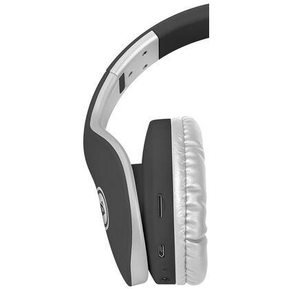 Наушники полноразмерные Defender FreeMotion B525 с микрофоном, Bluetooth, белый/ серый (63527)