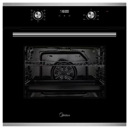 Электрический духовой шкаф Midea MO68111X серебристый ( объем - 70 л. t -250°)