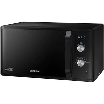 Микроволновая печь соло Samsung MS23K3614AK/ BW черный (800 Вт, объем - 23 л, управление: механическое)