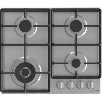 Газовая варочная панель Gorenje GW641EX серебристый ( конфорок -  4 шт,  панель - нержавеющая сталь, 60х52 см) Газовая варочная панель Gorenje GW641EX серебристый ( конфорок -  4 шт,  панель - нержавеющая сталь, 60х52 см)
