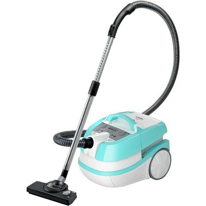 Пылесос Bosch BWD420HYG бирюзовый (2000 Вт,  уборка: влажная/ сухая,  пылесборник: аквафильтр)