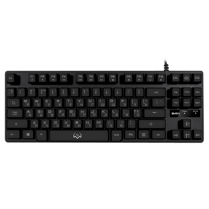 Клавиатура Sven KB-G7400, проводная, классическая, USB, черный (SV-019488)