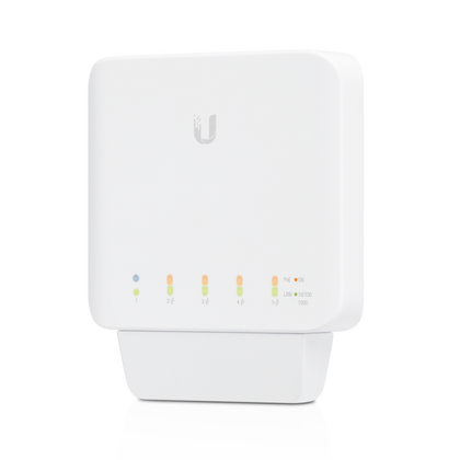 Управляемый PoE-коммутатор 05 портов: Ubiquiti UniFi Switch Flex (5х10/ 100/ 1000 Мбит/ с,5хPoE) 2 уровня