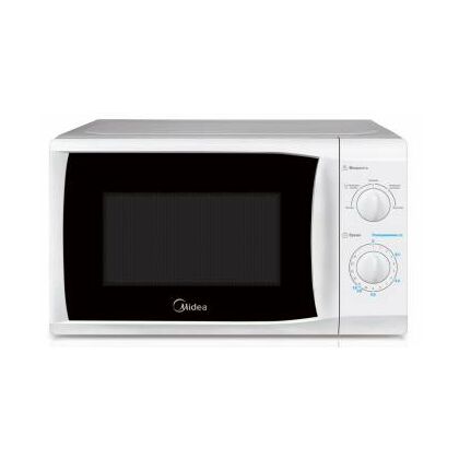Микроволновая печь соло Midea MM720CFB белый (20 л, 700 Вт, управление - механическое)