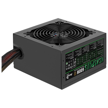 Блок питания 600 Вт AeroCool KCAS PLUS 600W (20+4 pin,4*6+2pin, 4*Molex, 7*Sata, 120 мм)