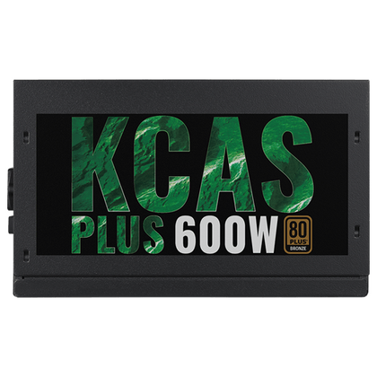 Блок питания 600 Вт AeroCool KCAS PLUS 600W (20+4 pin,4*6+2pin, 4*Molex, 7*Sata, 120 мм)