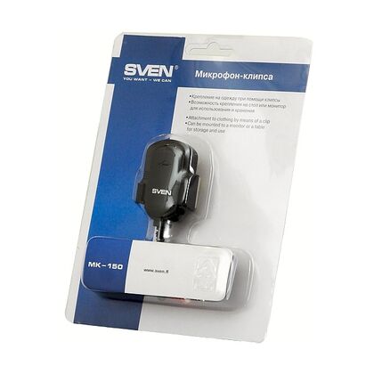 Микрофон Sven MK-150, 3,5mm, черный  (SV-0430150)