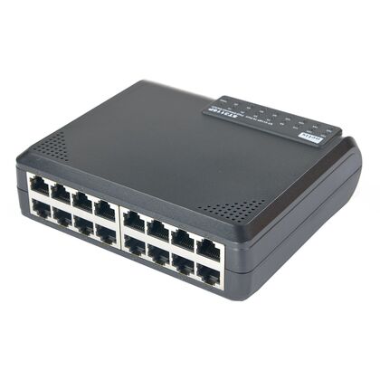 Неуправляемый коммутатор 16 портов: Netis ST3116P (16x10/ 100Мбит/ с) корпус - пластик