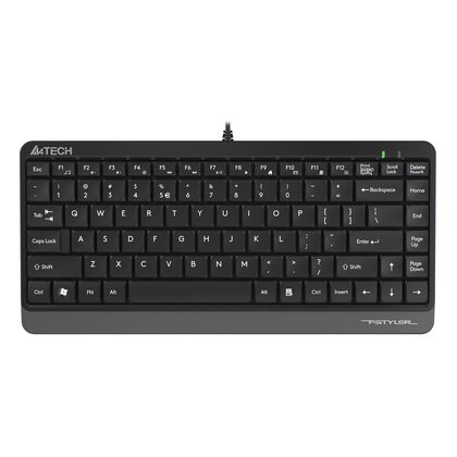 Клавиатура A4Tech FK11, проводная, классическая, USB, черный, кабель 1,5 м (FK11 USB (GREY))