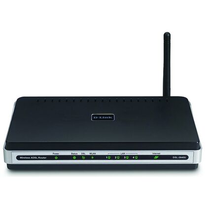 ADSL Модем: D-Link DSL-2640U EOL (4х10/ 100 Мбит/ с)
