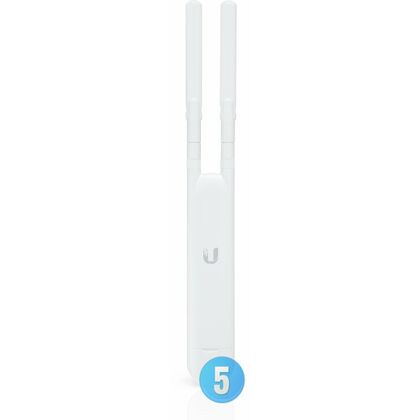 Точка доступа наружная Ubiquiti UniFi AP AC Mesh (5-pack) без БП (2,4 + 5 ГГц; 2,4ГГц 300 Мбит/ с;5ГГц 867 Мбит/ с;1х1Гбит/ с)
