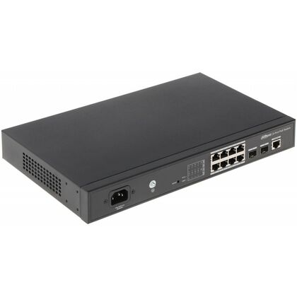 Управляемый коммутатор 10 портов: Dahua PFS4210-8GT-150 (2*100/ 1000 Base-X; 8*10/ 100/ 1000 Base-T)