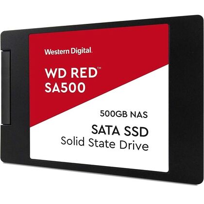 Твердотельный накопитель SSD 2.5" SATA: 500 ГБ WD Red SA500 TLC [Скорость чтения/ записи: 560 МБ/ с/ 530 МБ/ с] WDS500G1R0A