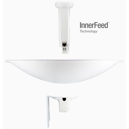 Радиоустройство Ubiquiti PowerBeam M5-300 (5 ГГц, PtP/ CPE, airMAX, MIMO 2x2, 22 дБи, 26 дБм)