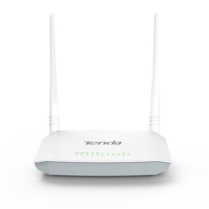 ADSL2/ 2+ Модем: Tenda D301 (2.4 ГГц;2,4 ГГц 300 Мбит/ с; 3х10/ 100 Мбит/ с; 1х2.0 RJ-11 )