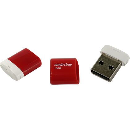 Флеш-накопитель Smartbuy 16Gb USB2.0 LARA Красный (SB16GBLARA-R)