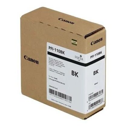 Картридж Canon PFI-110BK Black 160мл [imagePROGRAF iPF TX-2000/ TX-3000/ TX-4000/ TX-3000) (2363C001)