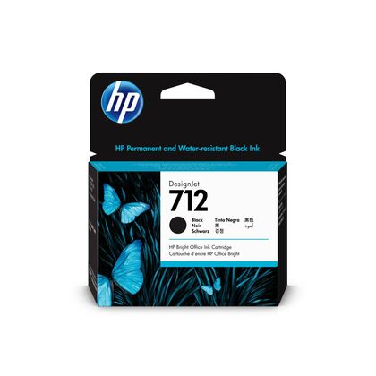 Картридж HP 3ED71A (№712) Black 80мл. (DJ T200/ T600)