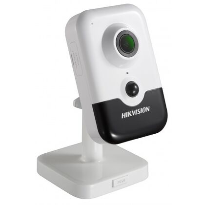 Видеокамера IP 4 Mp внутренняя Hikvision квадратная, f: 2.8 мм, 2688*1520, ИК: 10 м, карта до 128 Gb, Wifi, микрофон (DS-2CD2443G0-IW(W) (2.8 mm))