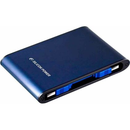 Внешний жесткий диск HDD 2.5" 1Tb SiliconPower A80 USB 2.0 Синий (SP010TBPHDA80S3B)
