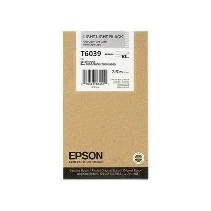 Картридж Epson C13T603900 Light Light Black (Epson Stylus7800/ 7880/ 9800/ 9880)