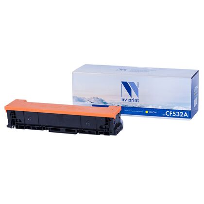 Картридж HP CLJ CF532A Yellow NV Print 900стр. (M154/ M180/ M181)