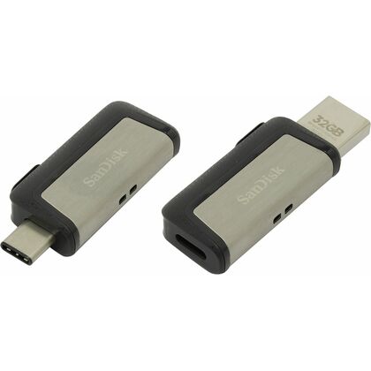 Флеш-накопитель Sandisk 32Gb USB 3.0/ Type-C Ultra Dual Drive черный/ серый (SDDDC2-032G-G46)