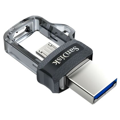 Флеш-накопитель Sandisk 64Gb USB3.0 Ultra Dual Серый (SDDD3-064G-G46GW)