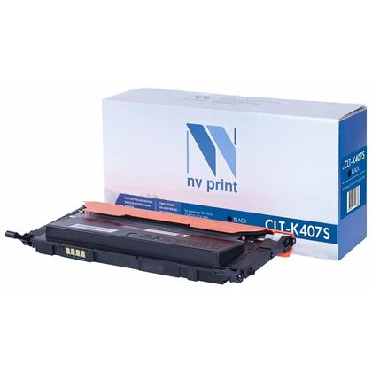 Картридж Samsung CLT-K407S Black NV Print 1500стр. (CLP-320/ 320N/ 325/ 325W/ CLX-3185/ 3185N/ 3185FN)