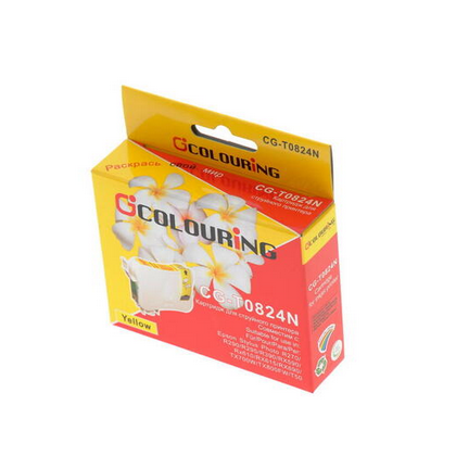 Картридж Epson CG-0824 (R270/ R290/ R295/ R390/ RX590/ RX610/ RX615/ RX690/ 1410/ TX700W/ TX800FW/ T50) Yellow Colouring