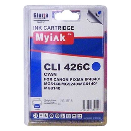 Картридж Canon CLI-426C Cyan 9ml, Dye MyInk (PIXMA iP4840/ MG5140/ 5240/ 6140/ 8140)