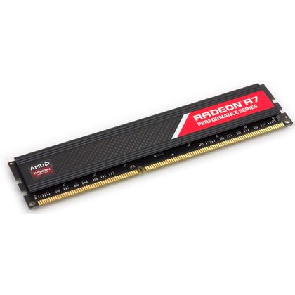 Модуль памяти DDR4-2400МГц 4Гб  AMD  R7 Performance Series Black (R744G2400U1S-UO)
