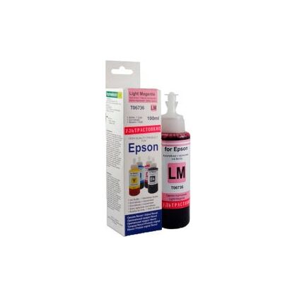 Чернила EPSON серия L, EV ультра-стойкие, оригинальная упаковка, Light Magenta, Dye, 100 мл.  Revcol