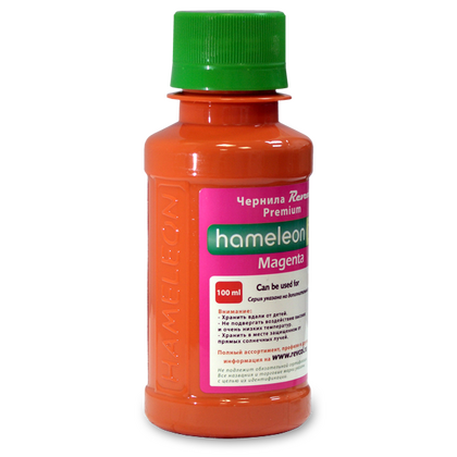 Чернила Canon CLI-451 (IP7220/ 7230/ 7240/ 7250/ 7270/ 7280,MG5420/ 5430/ 5440/ 5450/ 5470/ 5480)  Magenta, Dye, 100 мл.Revcol