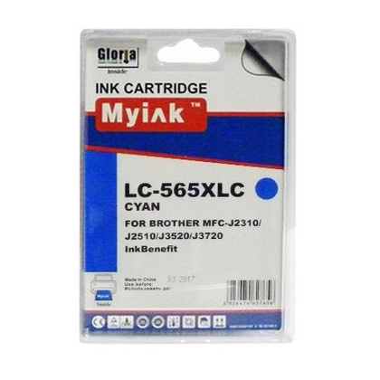 Картридж Brother LC565XLC Cyan 16,6 ml MyInk (MFC-J3520/ J3720)