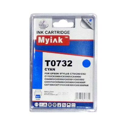Картридж Epson T0732N Cyan MyInk 11,4ml Pigment (St C79/ CX3900/ 4900/ 5900)