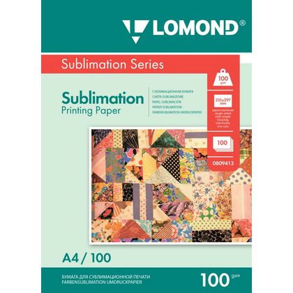 Фотобумага Lomond Transfer Paper, сублимационная, термотрансфер, A4, (210х297 мм) 100 гр/ м2, 100л (0809413) для струйной печати