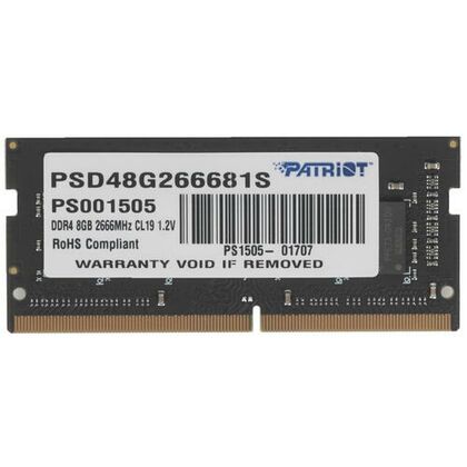 Модуль памяти SO-DIMM DDR4-2666МГц 8Гб Patriot Memory CL19 1.2 В (PSD48G266681S)