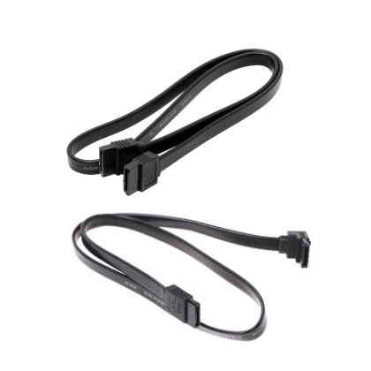 Кабель интерфейсный SATA упаковка (10 прямых + 10 угловых) интерфейсный 7pin/ 7pin, пакет