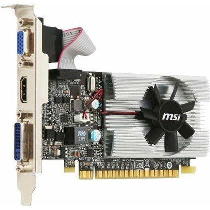 Видеокарта PCI-e: GF-FX GT210 MSI N210-1GD3/LP