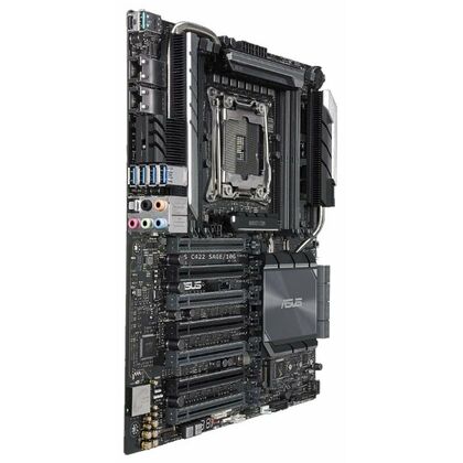 Материнская плата Asus LGA2066: WS C422 SAGE/ 10G [C422, 8*DDR4, 7*PCIEx16, 8*Sata3, 2*M.2, 8 портов*USB3, SSI EEB]